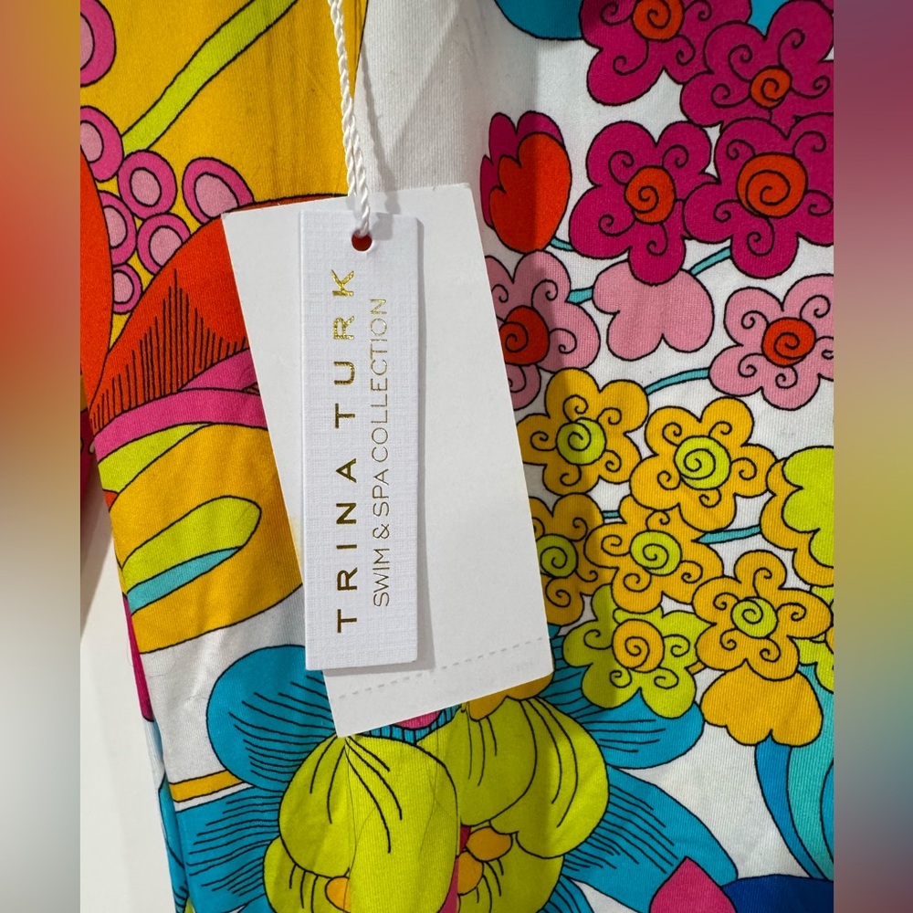 Trina Turk Womens Fontaine Swim Pants size Medium - Picture 4 of 6
